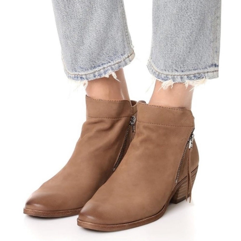SAM EDELMAN TUCKER LEATHER BOOTIE SIZE WOMAN'S 8